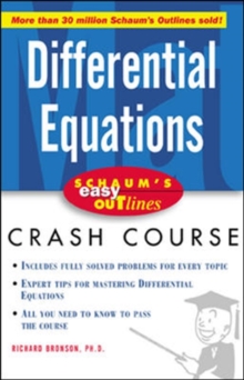 Schaum's Easy Outline of Differential Equations