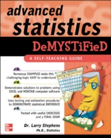 Advanced Statistics Demystified, Paperback / softback Book Advanced Statistics Demystified, Paperback / softback Book
