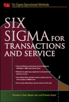 Six Sigma for Transactions and Service, Hardback Book Six Sigma for Transactions and Service, Hardback Book