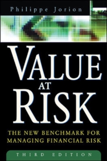 Value at Risk, 3rd Ed., Hardback Book Value at Risk, 3rd Ed., Hardback Book