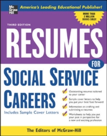 Resumes for Social Service Careers, Paperback / softback Book Resumes for Social Service Careers, Paperback / softback Book
