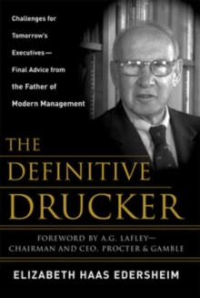 The Definitive Drucker, Hardback Book The Definitive Drucker, Hardback Book