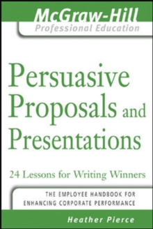 Persuasive Proposals and Presentations