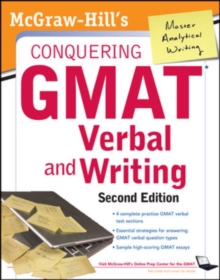 McGraw-Hills Conquering GMAT Verbal and Writing, Paperback Book McGraw-Hills Conquering GMAT Verbal and Writing, Paperback Book