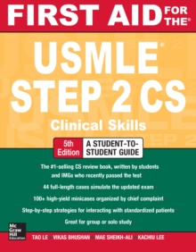 First Aid for the USMLE Step 2 CS, Fifth Edition, EPUB eBook First Aid for the USMLE Step 2 CS, Fifth Edition, EPUB eBook