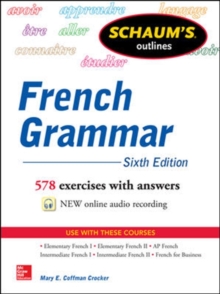 Schaum's Outline of French Grammar, Paperback Book Schaum's Outline of French Grammar, Paperback Book