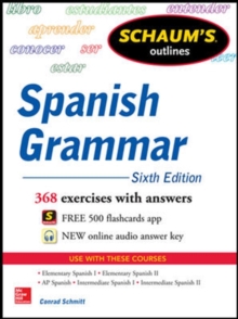 Schaum's Outline of Spanish Grammar, Paperback Book Schaum's Outline of Spanish Grammar, Paperback Book