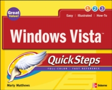 Windows Vista QuickSteps, Paperback Book Windows Vista QuickSteps, Paperback Book