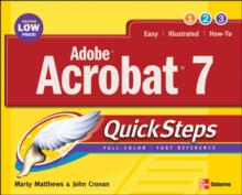 Adobe Acrobat 7.0 QuickSteps