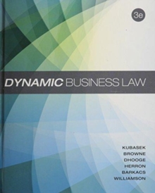 DYNAMIC BUSINESS LAW 3E, Book DYNAMIC BUSINESS LAW 3E, Book