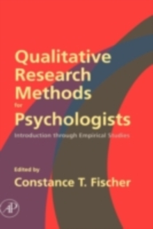 Qualitative Research Methods for Psychologists : Introduction through Empirical Studies