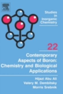 Contemporary Aspects of Boron: Chemistry and Biological Applications