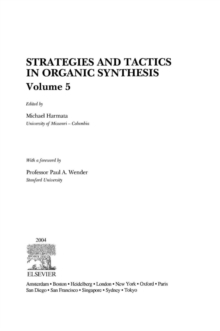 Strategies and Tactics in Organic Synthesis