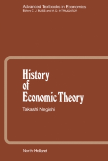 History of Economic Theory