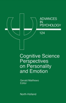 Cognitive Science Perspectives on Personality and Emotion