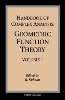 Handbook of Complex Analysis