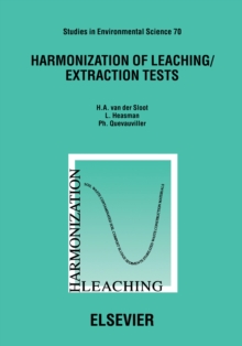 Harmonization of Leaching/Extraction Tests