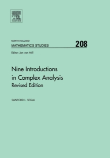 Nine Introductions in Complex Analysis - Revised Edition