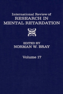 International Review of Research in Mental Retardation