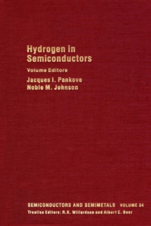 Hydrogen in Semiconductors : Hydrogen in Silicon