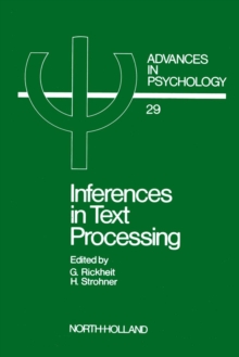 Inferences in Text Processing