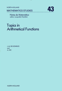 Topics in Arithmetical Functions : Asymptotic formulae for sums of reciprocals of arithmetical functions and related results