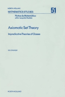 Axiomatic Set Theory