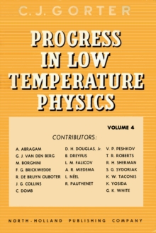 Progress in Low Temperature Physics