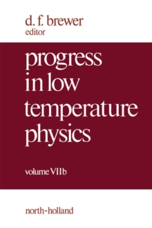 Progress in Low Temperature Physics