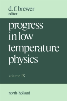 Progress in Low Temperature Physics