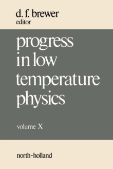 Progress in Low Temperature Physics