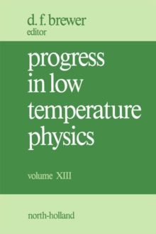 Progress in Low Temperature Physics