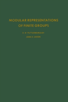 Modular Representations of Finite Groups