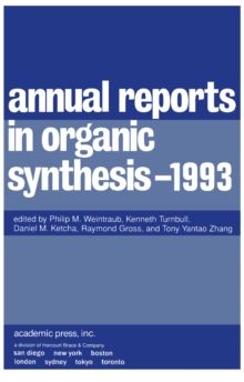 Annual Reports in Organic Synthesis-1993