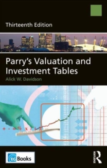 Parry's Valuation and Investment Tables, Hardback Book Parry's Valuation and Investment Tables, Hardback Book