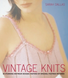 Vintage Knits:30 stunning knitwear designs inspired by original postwar, Paperback Book Vintage Knits:30 stunning knitwear designs inspired by original postwar, Paperback Book