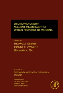 Spectrophotometry : Accurate Measurement of Optical Properties of Materials Volume 46, Hardback Book Spectrophotometry : Accurate Measurement of Optical Properties of Materials Volume 46, Hardback Book