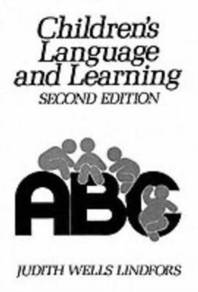 Children's Language and Learning, Paperback Book Children's Language and Learning, Paperback Book