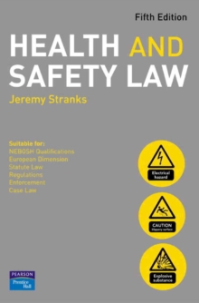 Health and Safety Law 5ed, Paperback Book Health and Safety Law 5ed, Paperback Book