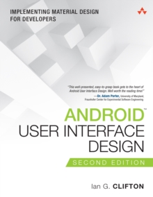 Android User Interface Design : Implementing Material Design for Developers