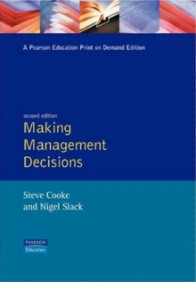 Making Management Decisions, Paperback Book Making Management Decisions, Paperback Book
