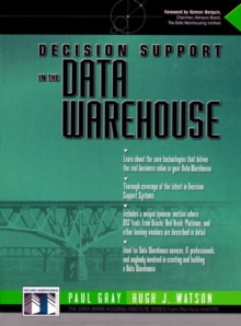 Decision Support in the Data Warehouse, Paperback Book Decision Support in the Data Warehouse, Paperback Book