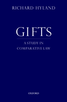 Gifts : A Study in Comparative Law