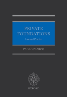 Private Foundations : Law and Practice