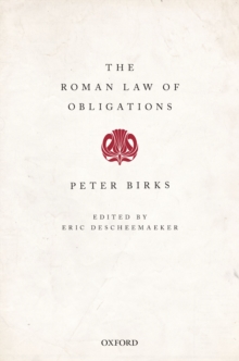 The Roman Law of Obligations