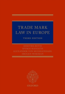 Trade Mark Law in Europe 3e