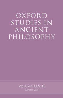 Oxford Studies in Ancient Philosophy, Volume 48