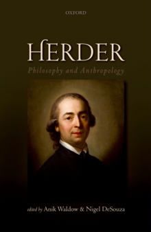 Herder : Philosophy and Anthropology