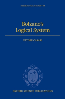 Bolzano's Logical System