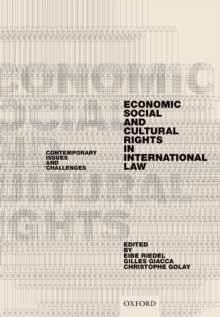 Economic, Social, and Cultural Rights in International Law : Contemporary Issues and Challenges